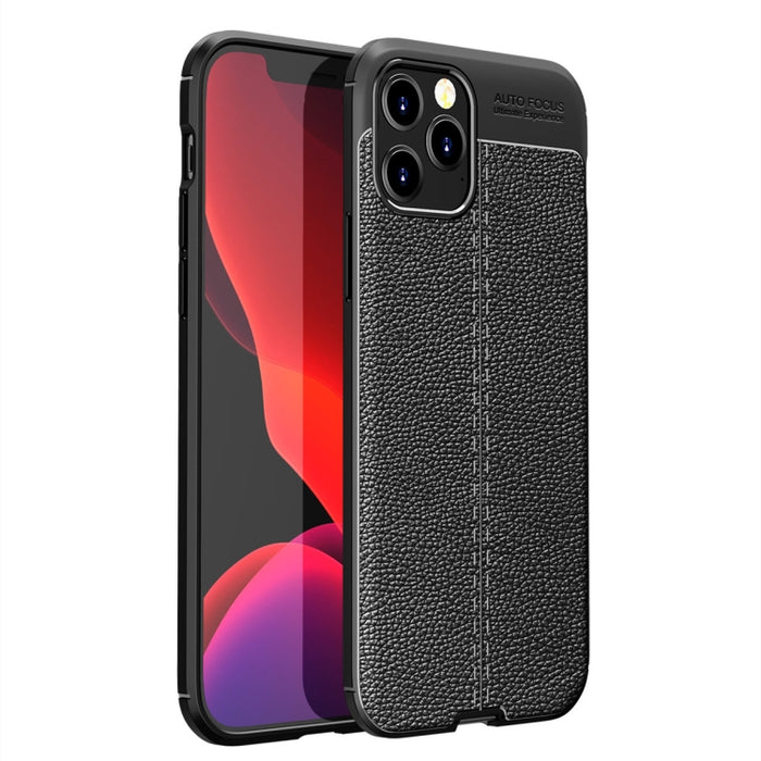 Estuche a prueba de golpes de TPU con textura Litchi, For iPhone 12 mini, For iPhone 12 / 12 Pro, For iPhone 12 Pro Max