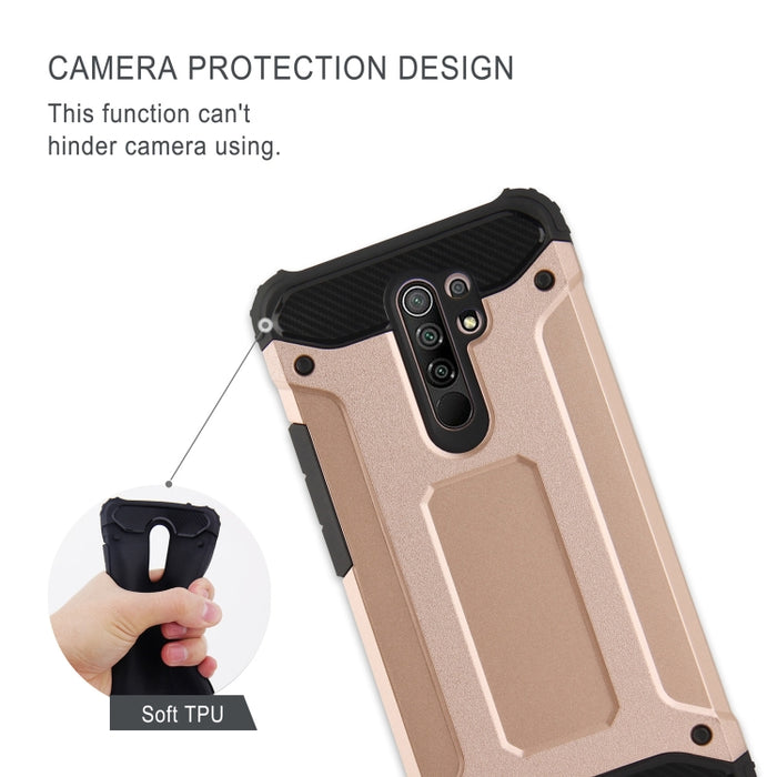 Estuche combinado Magic Armor TPU + PC, For Xiaomi Redmi 9