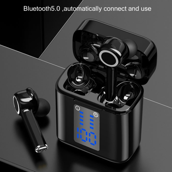 T&G TG905 TWS Auriculares Bluetooth Auriculares deportivos inalámbricos Auriculares estéreo 5D con pantalla LED y caja de carga