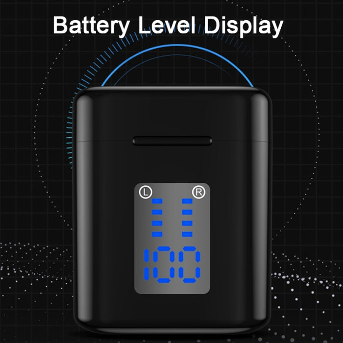 T&G TG905 TWS Auriculares Bluetooth Auriculares deportivos inalámbricos Auriculares estéreo 5D con pantalla LED y caja de carga