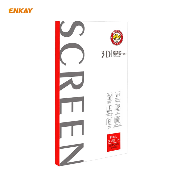 ENKAY Hat-Prince 0.26mm 9H 3D Pegamento completo A prueba de explosiones Pantalla completa Curva Película de vidrio templado doblado por calor, For OnePlus 7 Pro / 7T Pro, For OnePlus 8, For OnePlus 8 Pro, For Xiaomi Note 10 / CC9 Pro                  ...