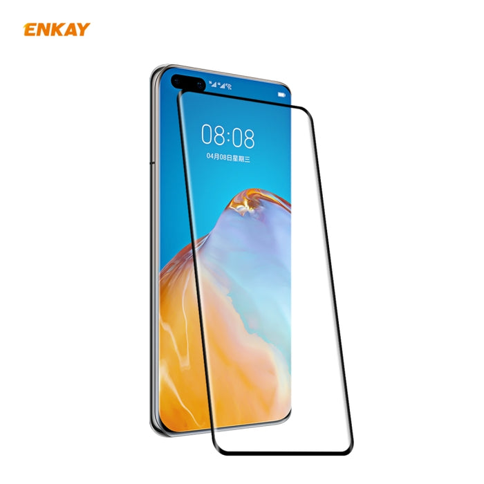 ENKAY Hat-Prince 0.26mm 9H 3D Pegamento completo A prueba de explosiones Pantalla completa Curva Película de vidrio templado doblado por calor, For OnePlus 7 Pro / 7T Pro, For OnePlus 8, For OnePlus 8 Pro, For Xiaomi Note 10 / CC9 Pro                  ...