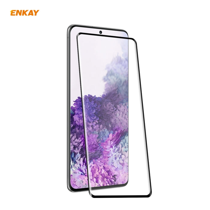 ENKAY Hat-Prince 0.26mm 9H 3D Pegamento completo A prueba de explosiones Pantalla completa Curva Película de vidrio templado doblado por calor, For OnePlus 7 Pro / 7T Pro, For OnePlus 8, For OnePlus 8 Pro, For Xiaomi Note 10 / CC9 Pro                  ...