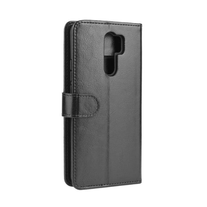 Para Xiaomi Redmi 9 R64 Texture Single Horizontal Flip Funda protectora con soporte y ranuras para tarjetas y billetera y marco de fotos, For Xiaomi Redmi 9