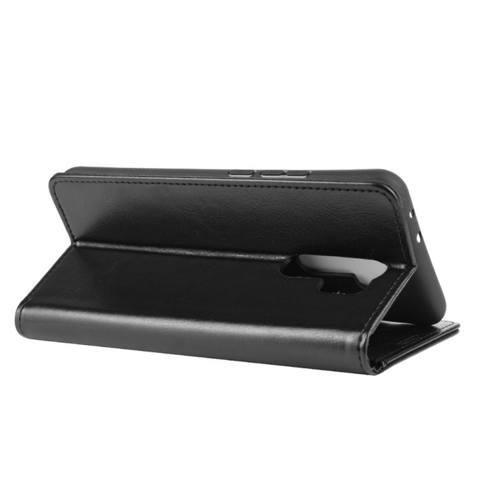 Para Xiaomi Redmi 9 R64 Texture Single Horizontal Flip Funda protectora con soporte y ranuras para tarjetas y billetera y marco de fotos, For Xiaomi Redmi 9