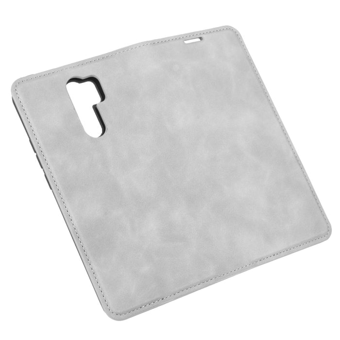 Para Xiaomi Redmi 9 Funda de cuero de succión magnética de negocios de piel retro con soporte y ranuras para tarjetas y billetera, For Xiaomi Redmi 9