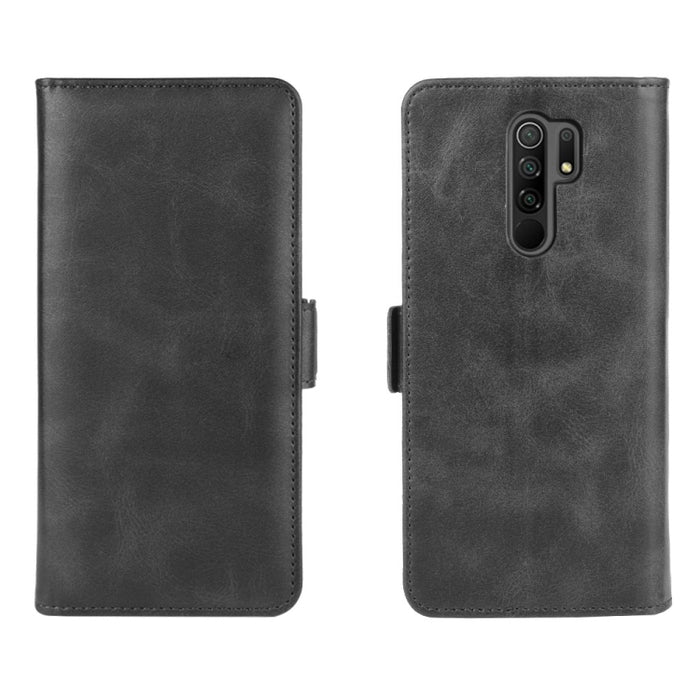 Para Xiaomi Redmi 9 Estuche de cuero con tapa horizontal con hebilla magnética de doble cara con soporte y ranuras para tarjetas y billetera, For Xiaomi Redmi 9