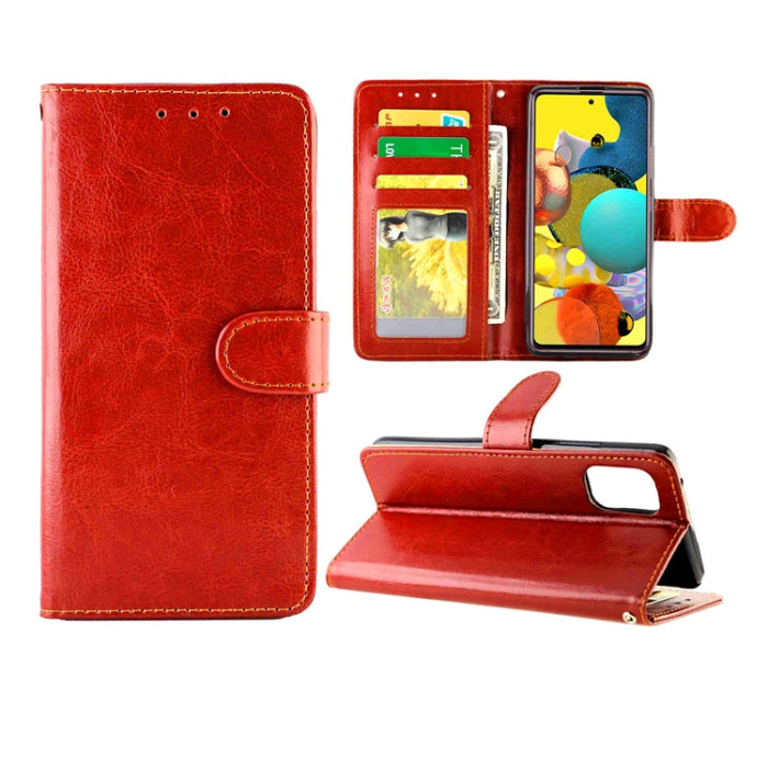 Estuche protector con tapa horizontal de cuero con textura de caballo loco con soporte y ranuras para tarjetas y billetera y marco de fotos, For Xiaomi Redmi Note 9 Pro/Note 9S, For Xiaomi Redmi Note 9 Pro, For Vivo X30 / X30 Pro                       ...