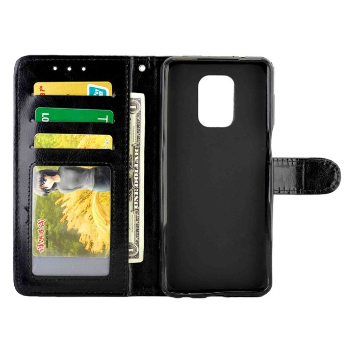 Estuche protector con tapa horizontal de cuero con textura de caballo loco con soporte y ranuras para tarjetas y billetera y marco de fotos, For Xiaomi Redmi Note 9 Pro/Note 9S, For Xiaomi Redmi Note 9 Pro, For Vivo X30 / X30 Pro                       ...