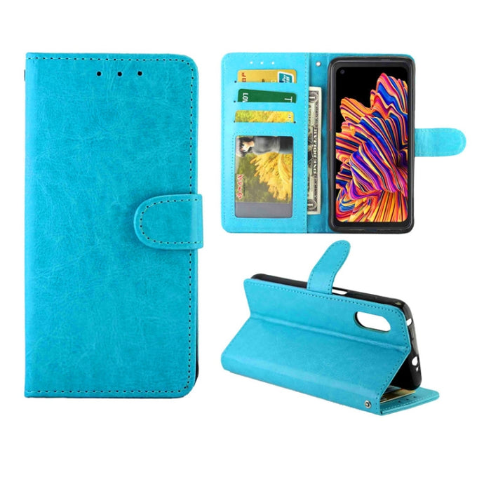 Estuche protector con tapa horizontal de cuero con textura de caballo loco con soporte y ranuras para tarjetas y billetera y marco de fotos, For OPPO A92s, For Xiaomi Mi Note 10 Lite, For OPPO A52, For Samsung Galaxy Xcover Pro, For Huawei Nova 7 Pro