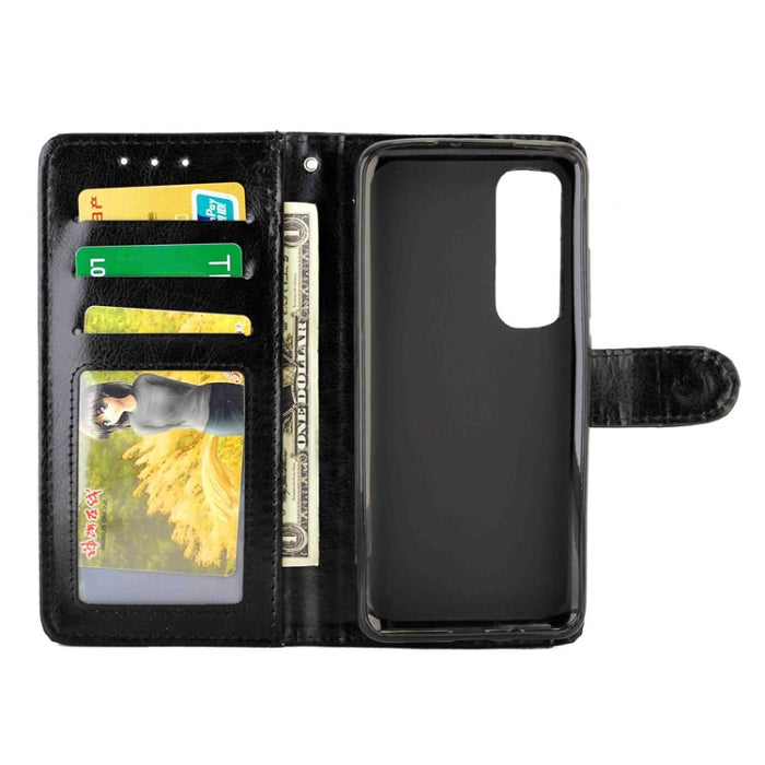 Estuche protector con tapa horizontal de cuero con textura de caballo loco con soporte y ranuras para tarjetas y billetera y marco de fotos, For OPPO A92s, For Xiaomi Mi Note 10 Lite, For OPPO A52, For Samsung Galaxy Xcover Pro, For Huawei Nova 7 Pro