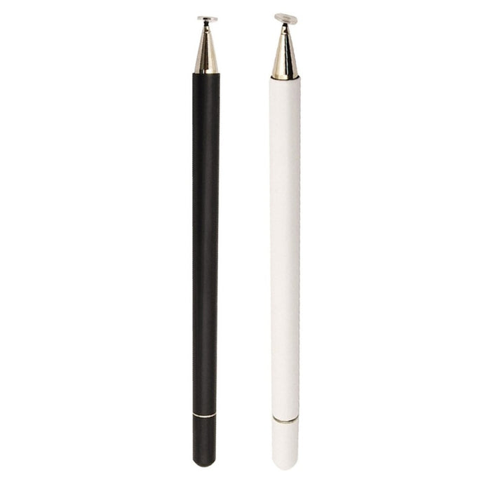 Pluma capacitiva de pantalla táctil de teléfono móvil 2 en 1 de porcelana de imitación para Apple / Huawei / Xiaomi / Samsung