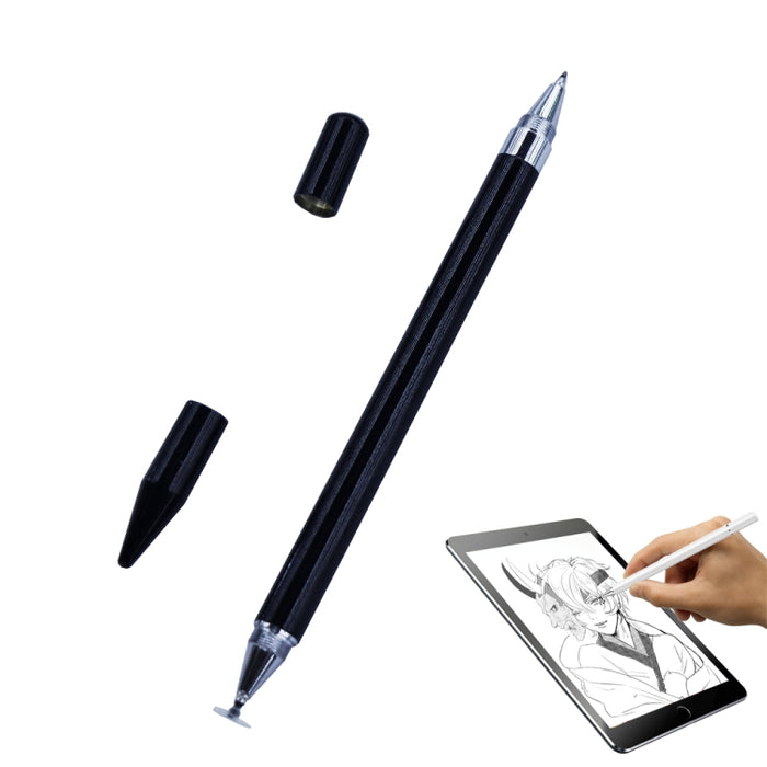 Pluma capacitiva de pantalla táctil de teléfono móvil 2 en 1 de porcelana de imitación para Apple / Huawei / Xiaomi / Samsung
