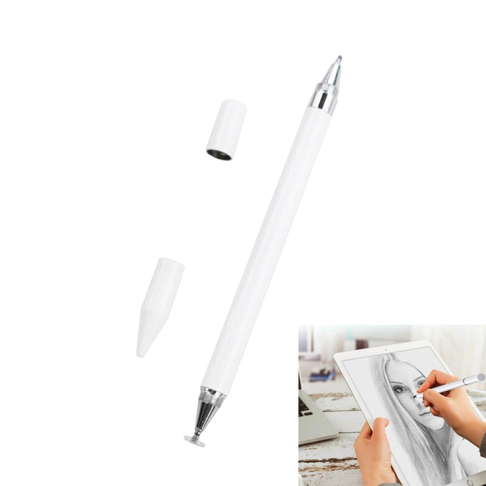 Pluma capacitiva de pantalla táctil de teléfono móvil 2 en 1 de porcelana de imitación para Apple / Huawei / Xiaomi / Samsung