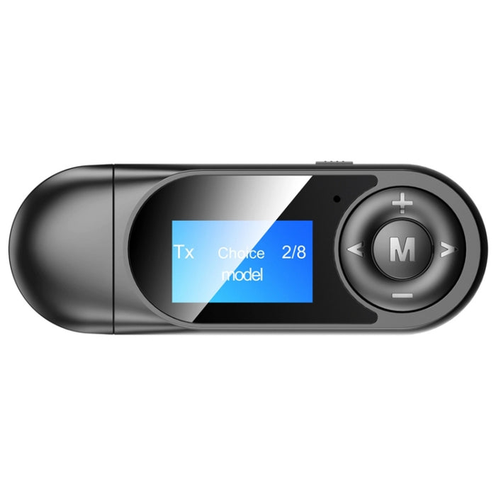 Receptor y transmisor Bluetooth USB sin unidad T13 Bluetooth 5.0 con pantalla