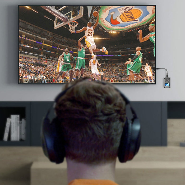 T15 2 en 1 Transmisor Receptor de Música Bluetooth 5.0 con Pantalla