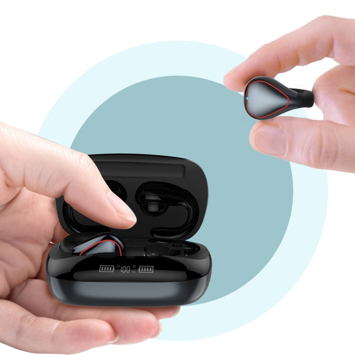 T20 TWS Bluetooth 5.0 Touch Wireless Bluetooth Auricular con pantalla de batería de tres LED y caja de carga, llamada de soporte y asistente de voz