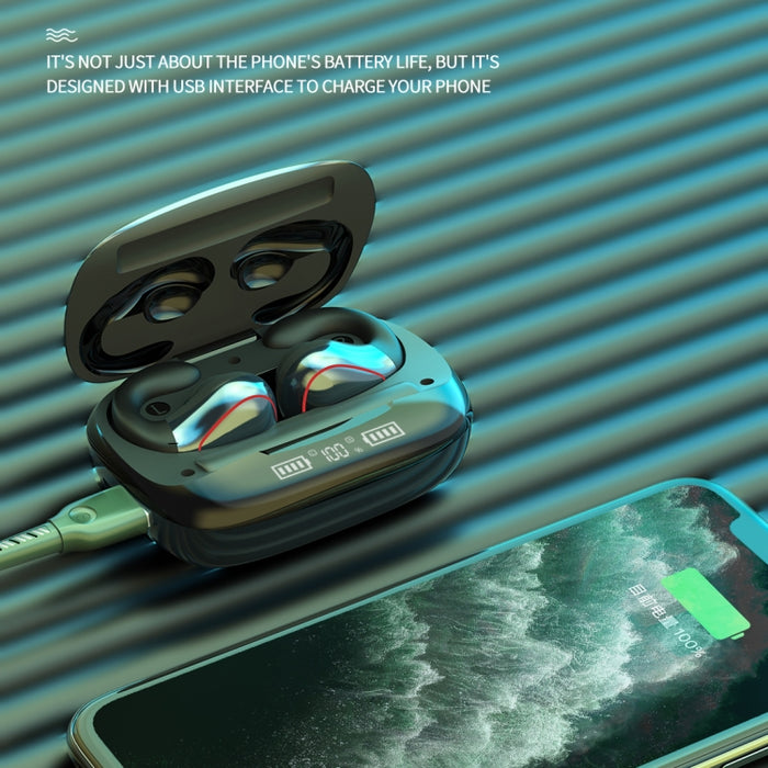 T20 TWS Bluetooth 5.0 Touch Wireless Bluetooth Auricular con pantalla de batería de tres LED y caja de carga, llamada de soporte y asistente de voz