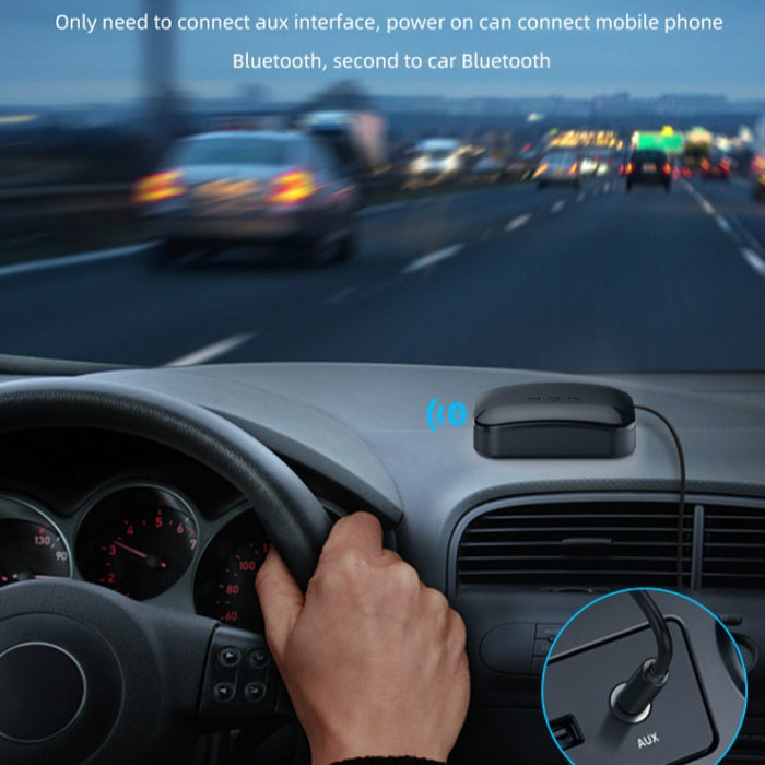 B20 NFC Bluetooth 5.0 Receptor de música Receptor Bluetooth para automóvil, compatible con llamadas manos libres y TF Vard y disco U