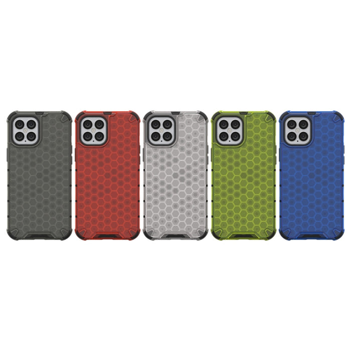 Para iPhone 12 Pro 6.1 pulgadas a prueba de golpes Honeycomb PC + TPU Case, For iPhone 12 / 12 Pro