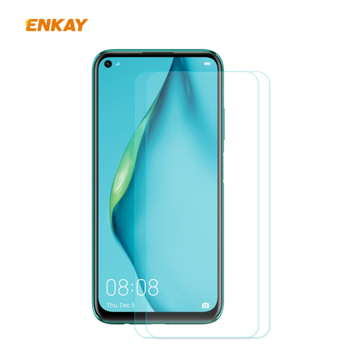2 PCS ENKAY Hat-Prince 0.26mm 9H 2.5D Película de vidrio templado de borde curvo, For Xiaomi Mi 10 Lite /Redmi 10X 5G, For Redmi 10X 4G / Redmi Note 9, For Redmi Note 9S / Note 9 Pro, For Huawei P40, For Huawei P40 Lite, For Huawei Y5p, For Huawei Y6p ...