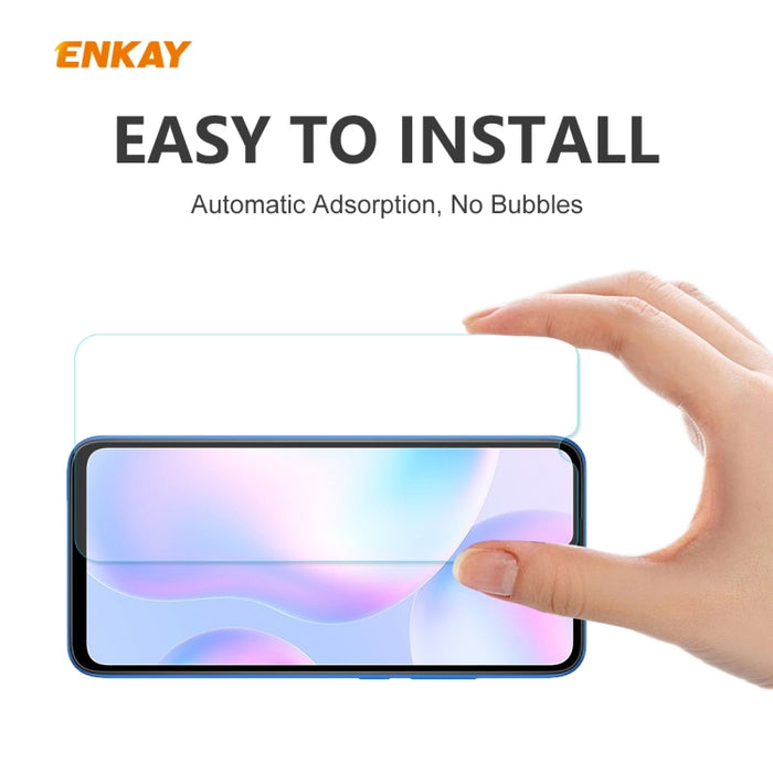 5 PCS ENKAY Hat-Prince 0.26mm 9H 2.5D Película de vidrio templado de borde curvo, For Xiaomi Mi 10 Lite /Redmi 10X 5G, For Redmi 10X 4G / Redmi Note 9, For Redmi Note 9S / Note 9 Pro, For Huawei P40, For Huawei P40 Lite, For Huawei Y5p, For Huawei Y6p ...