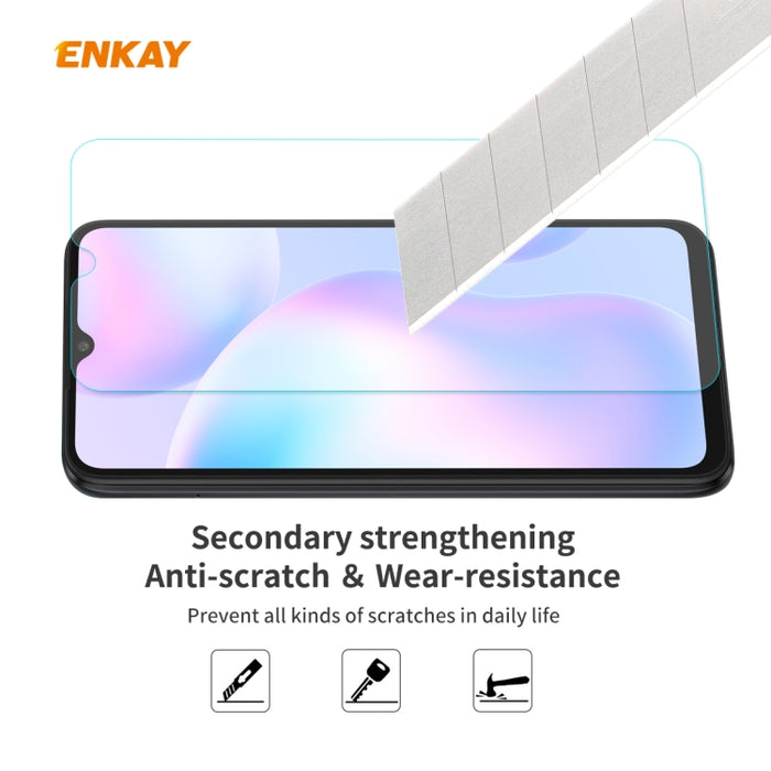 5 PCS ENKAY Hat-Prince 0.26mm 9H 2.5D Película de vidrio templado de borde curvo, For Xiaomi Mi 10 Lite /Redmi 10X 5G, For Redmi 10X 4G / Redmi Note 9, For Redmi Note 9S / Note 9 Pro, For Huawei P40, For Huawei P40 Lite, For Huawei Y5p, For Huawei Y6p ...