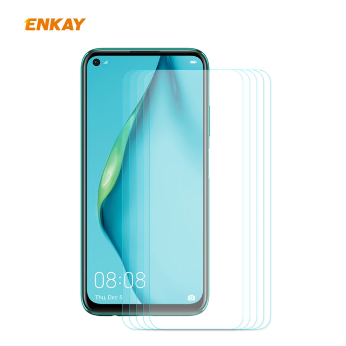 5 PCS ENKAY Hat-Prince 0.26mm 9H 2.5D Película de vidrio templado de borde curvo, For Xiaomi Mi 10 Lite /Redmi 10X 5G, For Redmi 10X 4G / Redmi Note 9, For Redmi Note 9S / Note 9 Pro, For Huawei P40, For Huawei P40 Lite, For Huawei Y5p, For Huawei Y6p ...
