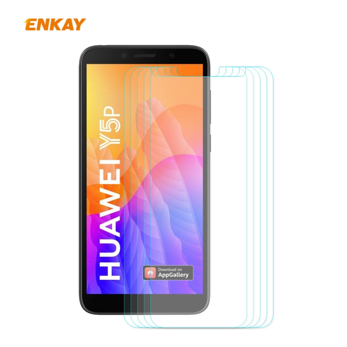 5 PCS ENKAY Hat-Prince 0.26mm 9H 2.5D Película de vidrio templado de borde curvo, For Xiaomi Mi 10 Lite /Redmi 10X 5G, For Redmi 10X 4G / Redmi Note 9, For Redmi Note 9S / Note 9 Pro, For Huawei P40, For Huawei P40 Lite, For Huawei Y5p, For Huawei Y6p ...