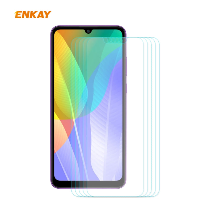5 PCS ENKAY Hat-Prince 0.26mm 9H 2.5D Película de vidrio templado de borde curvo, For Xiaomi Mi 10 Lite /Redmi 10X 5G, For Redmi 10X 4G / Redmi Note 9, For Redmi Note 9S / Note 9 Pro, For Huawei P40, For Huawei P40 Lite, For Huawei Y5p, For Huawei Y6p ...