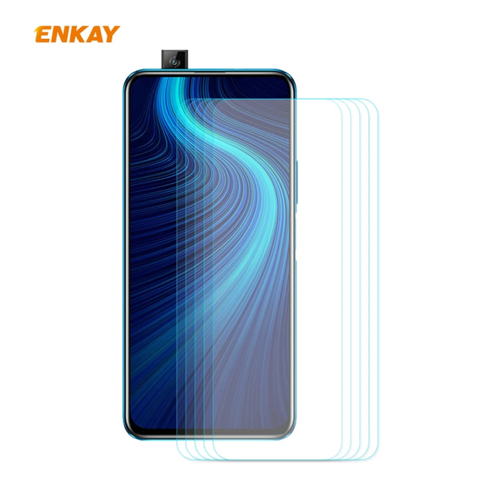 5 PCS ENKAY Hat-Prince 0.26mm 9H 2.5D Película de vidrio templado de borde curvo, For Xiaomi Mi 10 Lite /Redmi 10X 5G, For Redmi 10X 4G / Redmi Note 9, For Redmi Note 9S / Note 9 Pro, For Huawei P40, For Huawei P40 Lite, For Huawei Y5p, For Huawei Y6p ...