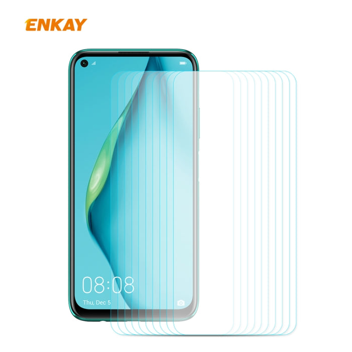 10 PCS ENKAY Hat-Prince 0.26mm 9H 2.5D Película de vidrio templado de borde curvo, For Xiaomi Mi10 Lite / Redmi 10X 5G, For Redmi 10X 4G / Redmi Note 9, For Redmi Note 9S / Note 9 Pro, For Huawei P40, For Huawei P40 Lite, For Huawei Y5p, For Huawei Y6p...