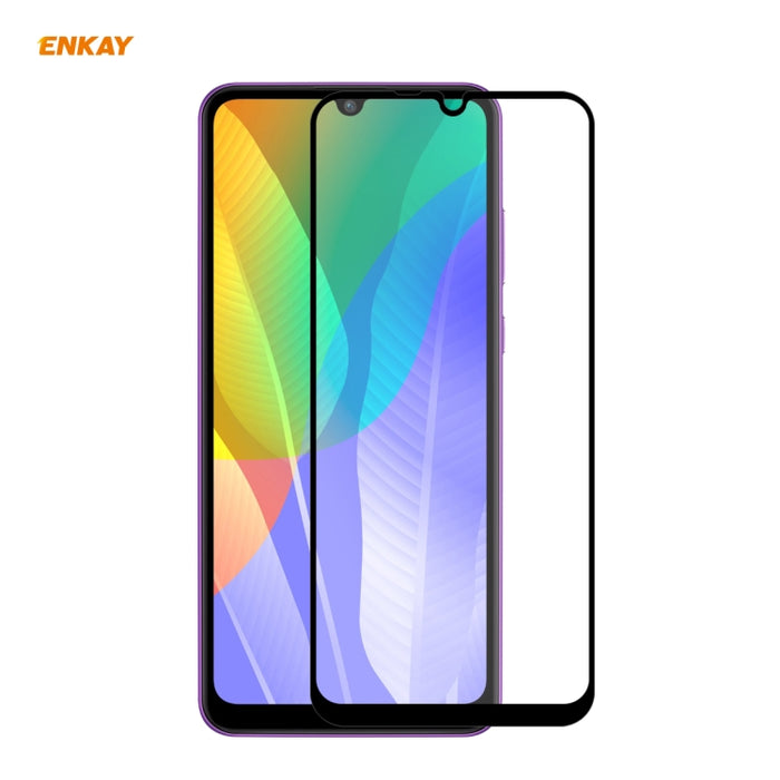 ENKAY Hat-Prince Full Glue 0.26mm 9H 2.5D Película de cobertura total de vidrio templado, For Huawei P40, For Huawei P40 Lite, For Huawei Y5p, For Huawei Y6p, For Huawei Honor X10 5G, For Huawei P40 Lite E, For Redmi 10X 4G / Redmi Note 9              ...