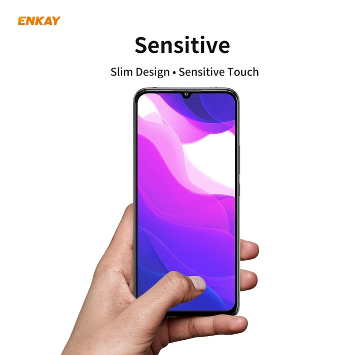 2 PCS ENKAY Hat-Prince Full Glue 0.26mm 9H 2.5D Película de cobertura total de vidrio templado, For Xiaomi Mi 10 Lite /Redmi 10X 5G, For Redmi 10X 4G / Redmi Note 9, For Redmi Note 9S / Note 9 Pro, For Huawei P40, For Huawei P40 Lite, For Huawei Y5p   ...