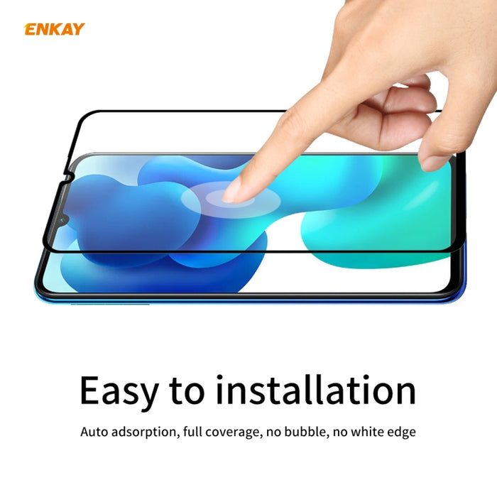 5 PCS ENKAY Hat-Prince Full Glue 0.26mm 9H 2.5D Película de cobertura total de vidrio templado, For Xiaomi Mi 10 Lite /Redmi 10X 5G, For Redmi 10X 4G / Redmi Note 9, For Redmi Note 9S / Note 9 Pro, For Huawei P40, For Huawei P40 Lite, For Huawei Y5p   ...