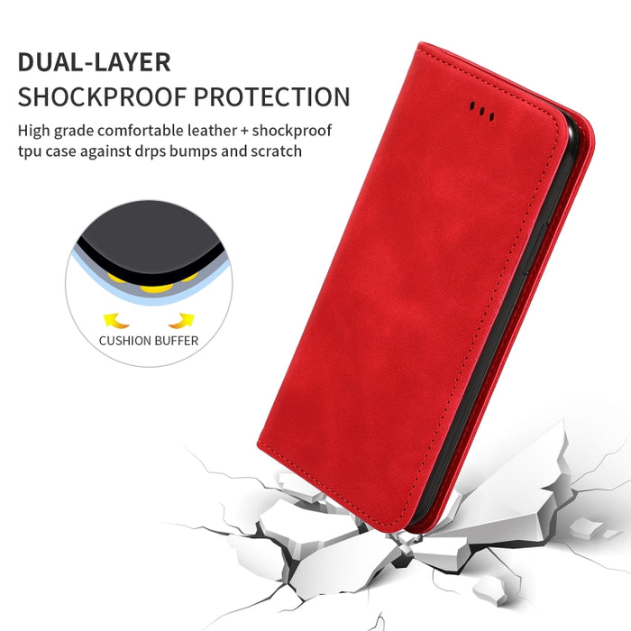 Retro Skin Feel Business Estuche de cuero con tapa horizontal magnética, For Redmi K30 & Poco X2, For Redmi K30 Pro / Poco F2 Pro, For Redmi Note 9 / Redmi 10X 4G, For Redmi Note 9 Pro / Note 9S, For Xiaomi Poco M2 Pro, For Xiaomi Mi CC9 Pro / Note 10
