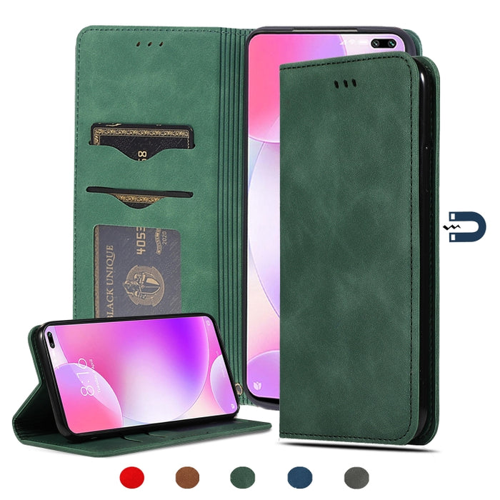 Retro Skin Feel Business Estuche de cuero con tapa horizontal magnética, For Redmi K30 & Poco X2, For Redmi K30 Pro / Poco F2 Pro, For Redmi Note 9 / Redmi 10X 4G, For Redmi Note 9 Pro / Note 9S, For Xiaomi Poco M2 Pro, For Xiaomi Mi CC9 Pro / Note 10