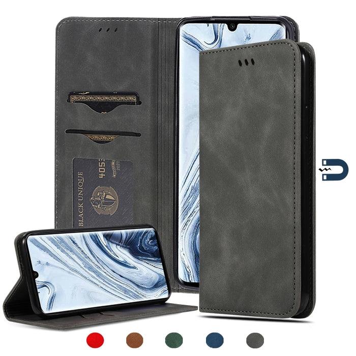 Retro Skin Feel Business Estuche de cuero con tapa horizontal magnética, For Redmi K30 & Poco X2, For Redmi K30 Pro / Poco F2 Pro, For Redmi Note 9 / Redmi 10X 4G, For Redmi Note 9 Pro / Note 9S, For Xiaomi Poco M2 Pro, For Xiaomi Mi CC9 Pro / Note 10