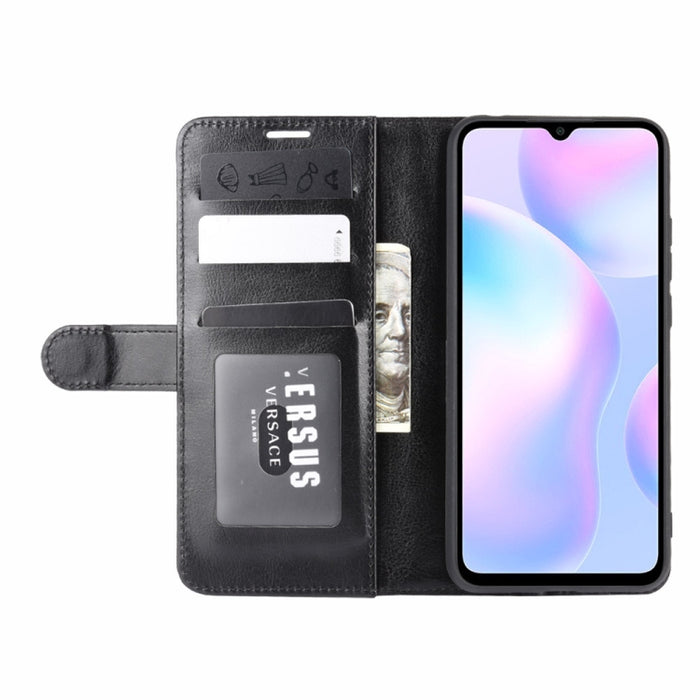 Para Xiaomi Redmi 9A R64 Texture Single Horizontal Flip Funda protectora con soporte y ranuras para tarjetas y billetera y marco de fotos, For Xiaomi Redmi 9A