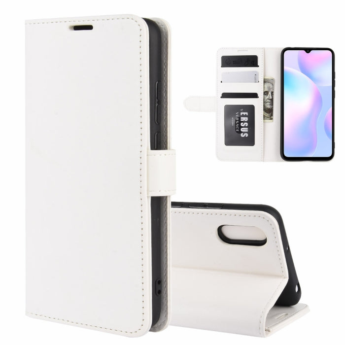 Para Xiaomi Redmi 9A R64 Texture Single Horizontal Flip Funda protectora con soporte y ranuras para tarjetas y billetera y marco de fotos, For Xiaomi Redmi 9A