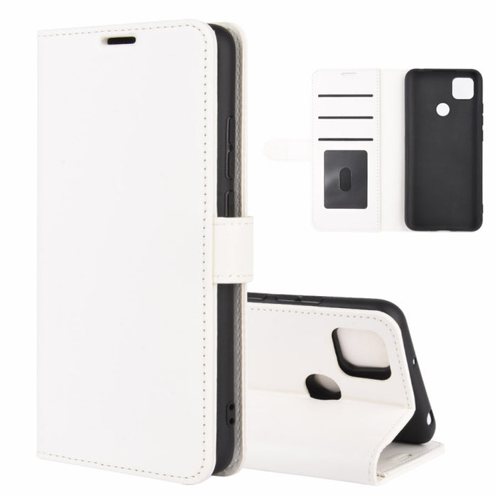 Para Xiaomi Redmi 9C R64 Texture Single Horizontal Flip Funda protectora con soporte y ranuras para tarjetas y billetera y marco de fotos, For Xiaomi Redmi 9C