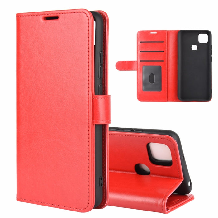 Para Xiaomi Redmi 9C R64 Texture Single Horizontal Flip Funda protectora con soporte y ranuras para tarjetas y billetera y marco de fotos, For Xiaomi Redmi 9C