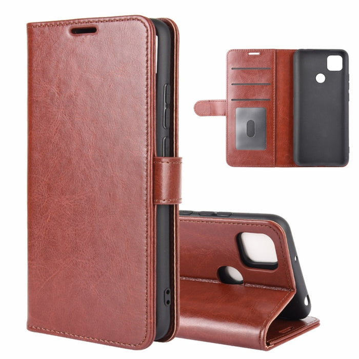 Para Xiaomi Redmi 9C R64 Texture Single Horizontal Flip Funda protectora con soporte y ranuras para tarjetas y billetera y marco de fotos, For Xiaomi Redmi 9C