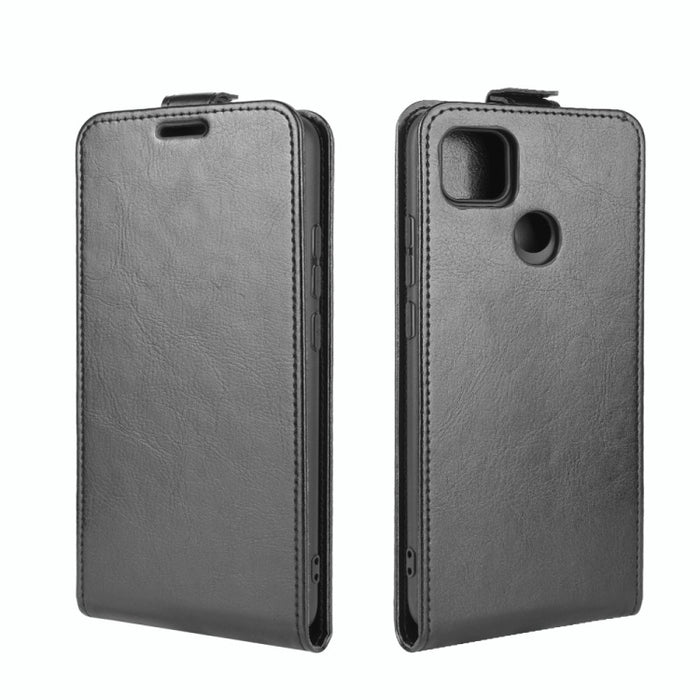 Para Xiaomi Redmi 9C R64 Texture Funda protectora de cuero con tapa vertical única con ranuras para tarjetas y marco de fotos, For Redmi 9C