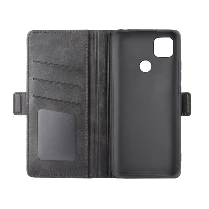 Para Xiaomi Redmi 9C Estuche de cuero con tapa horizontal con hebilla magnética de doble cara con soporte y ranuras para tarjetas y billetera, For Redmi 9C, For Xiaomi Redmi 9C