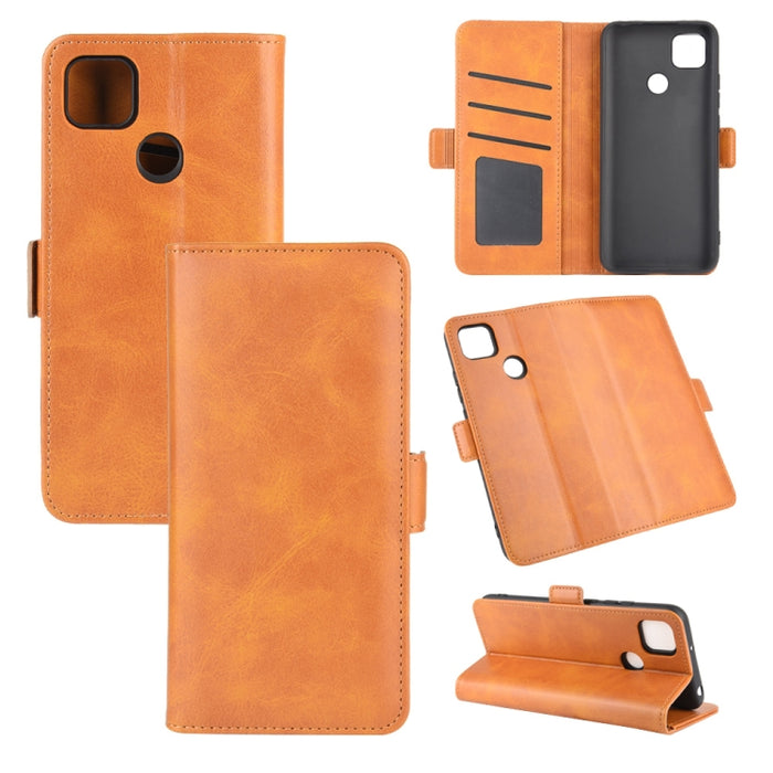 Para Xiaomi Redmi 9C Estuche de cuero con tapa horizontal con hebilla magnética de doble cara con soporte y ranuras para tarjetas y billetera, For Redmi 9C, For Xiaomi Redmi 9C