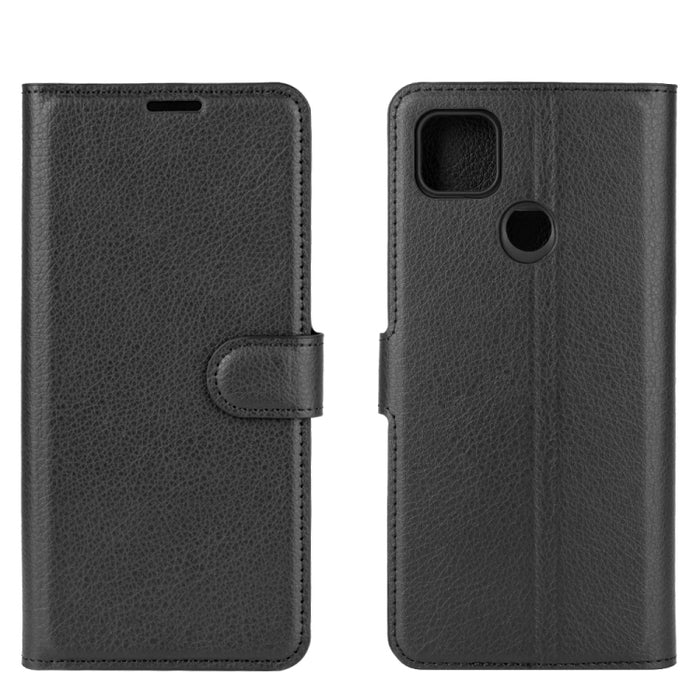 Para Xiaomi Redmi 9C Litchi Texture Funda protectora con tapa horizontal con soporte y ranuras para tarjetas y billetera, For Redmi 9C, For Xiaomi Redmi 9C