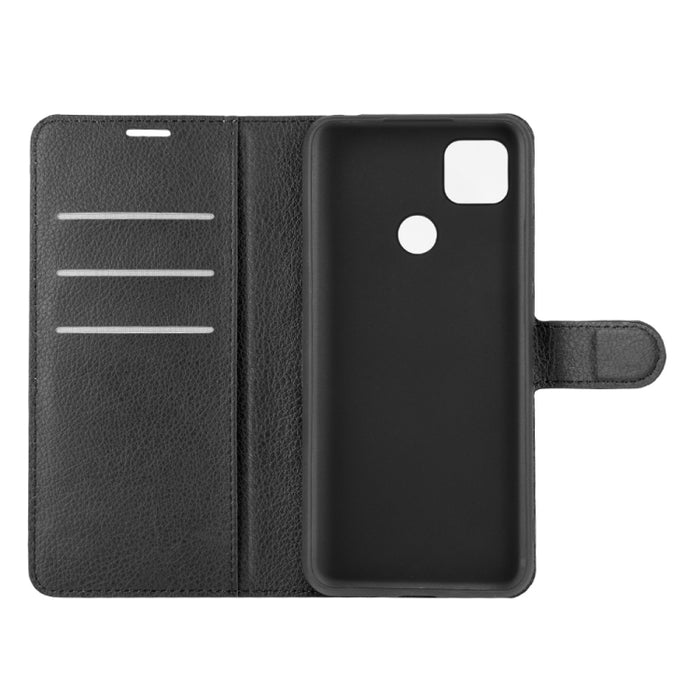 Para Xiaomi Redmi 9C Litchi Texture Funda protectora con tapa horizontal con soporte y ranuras para tarjetas y billetera, For Redmi 9C, For Xiaomi Redmi 9C