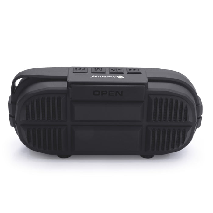 NewRixing NR3023 Altavoz Bluetooth inalámbrico estéreo portátil, micrófono incorporado, compatible con tarjeta TF / FM