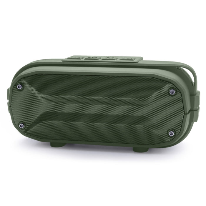 NewRixing NR3023 Altavoz Bluetooth inalámbrico estéreo portátil, micrófono incorporado, compatible con tarjeta TF / FM